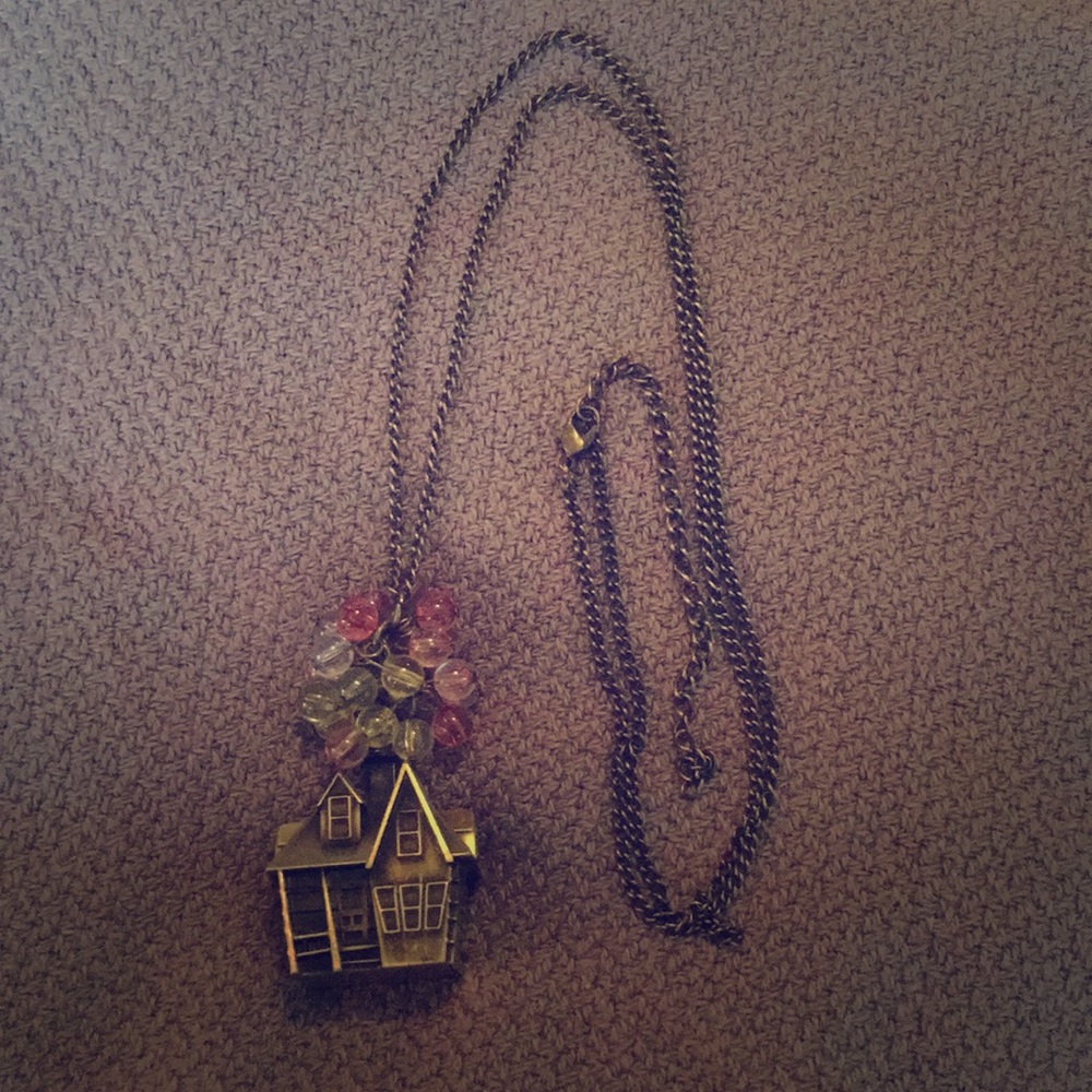 PIXAR UP Necklace with bead balloons